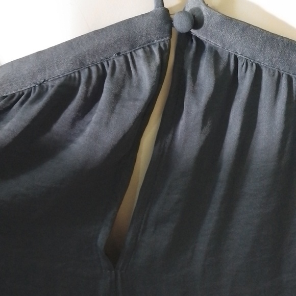 E4 Vince Camuto XS slate blue off shoulder top - Picture 9 of 11